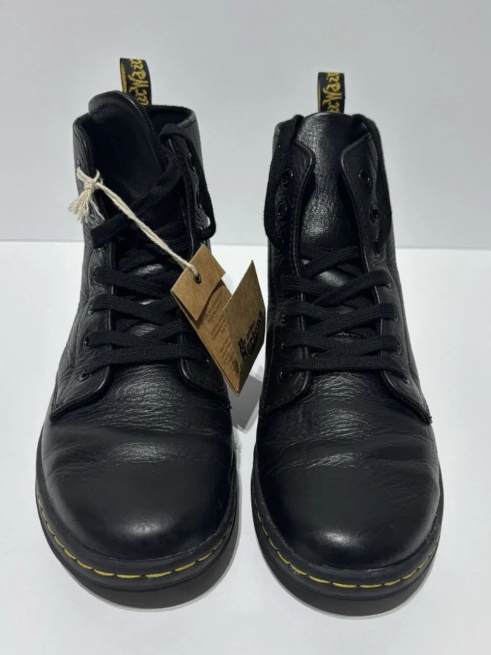 Dr. Martens Women’s Leyton Black Leather Boots, Size 8 M